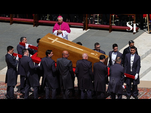 Pope Francis' coffin laid in St. Peter's Square at start of funeral