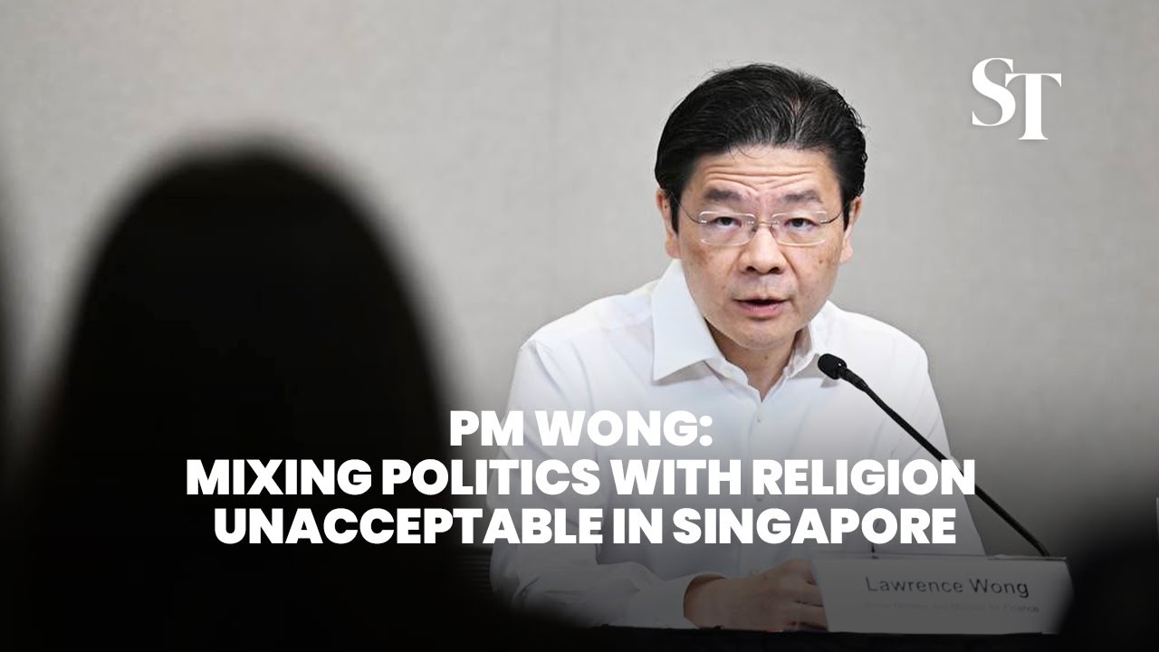 [FULL] PM Wong: Mixing politics with religion is unacceptable | Press conference | GE2025