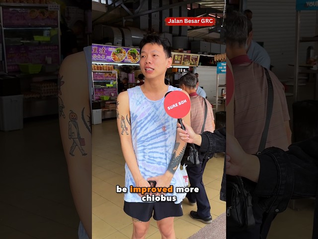 If there's one improvement could be done to Jalan Besar, what would it be for the residents?