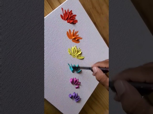 Easy Acrylic Painting Technique #easyart #art #diy #shorts