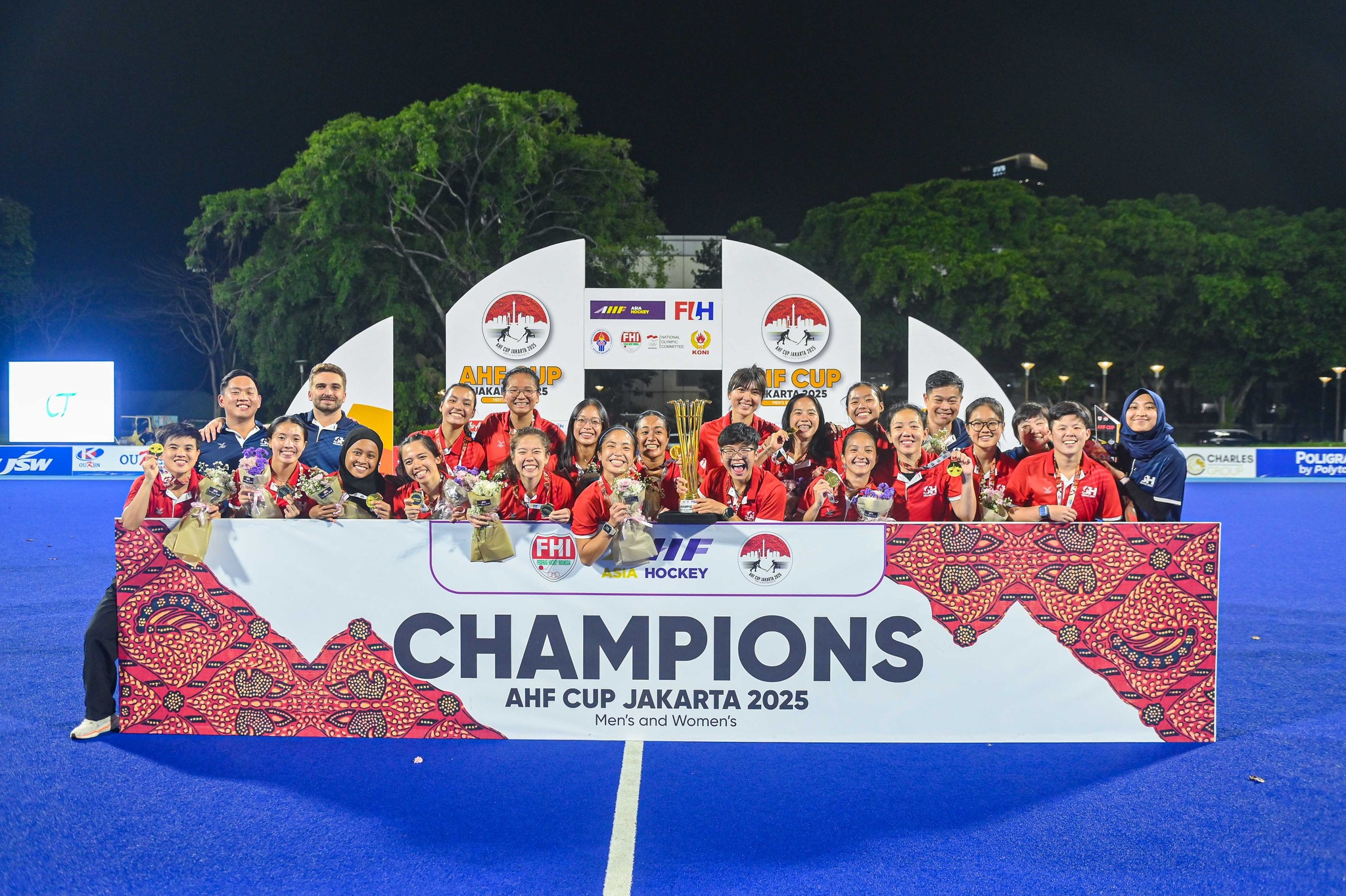 Singapore women’s hockey team win AHF Cup for the first time