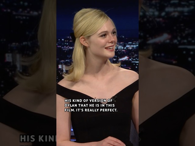 #ElleFanning is the only girl to be let down by having a rehearsal w/ #TimotheeChalmet 🤣 #BobDylan