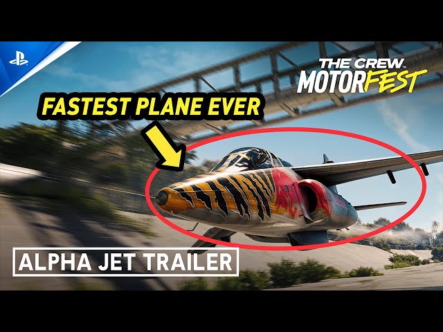 The Crew Motorfest - Alpha Jet Trailer (feat. Red Bull) | PS5 & PS4 Games
