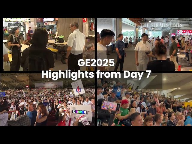 Hustings continue into Day 7 with walkabouts and rallies | GE2025