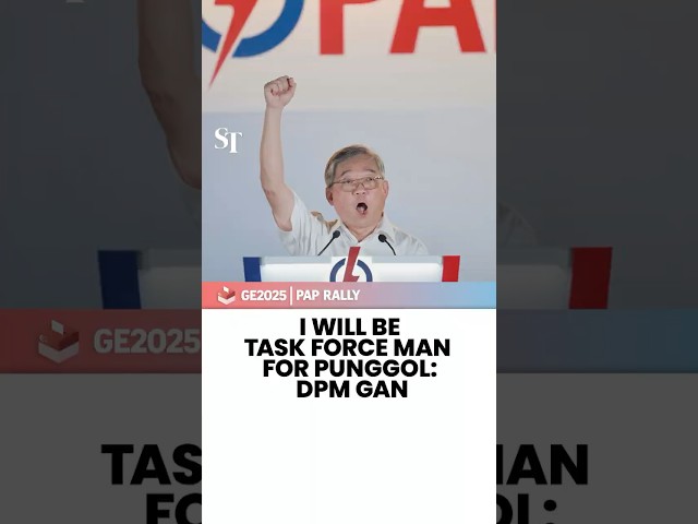DPM Gan Kim Yong will be Task Force Man for Punggol | GE2025