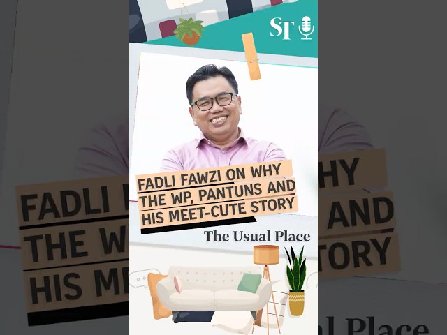 Fadli Fawzi on joining the Workers’ Party, poems and his meet-cute story | The Usual Place podcast