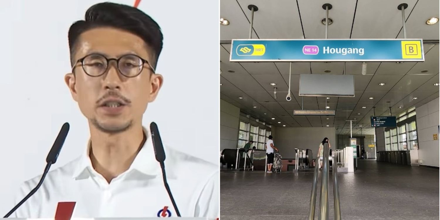 ‘Hougang does not belong to the workers’ party’: Pap’s marshall lim says his volunteer was spat at outside MRT station