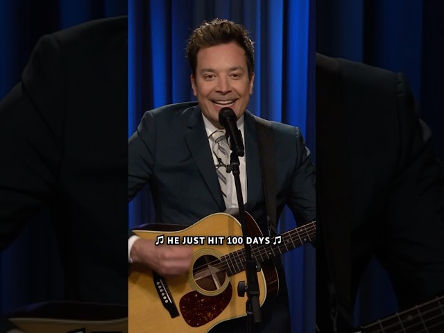 Jimmy performs a song to recap the month of April! #FallonTonight