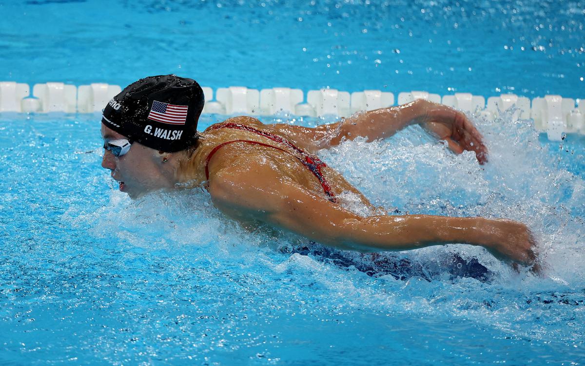 Walsh breaks American record in 50m butterfly