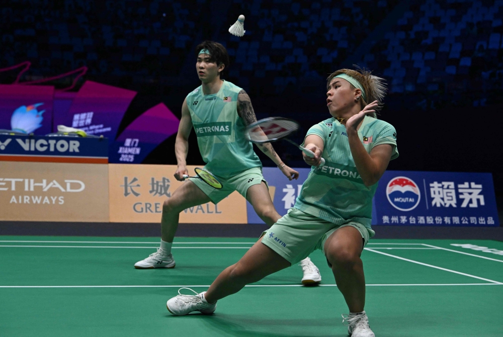 Tang Jie-Ee Wei crash out of Singapore Open second round after straight-sets loss to world No. 21 Taiwanese pair