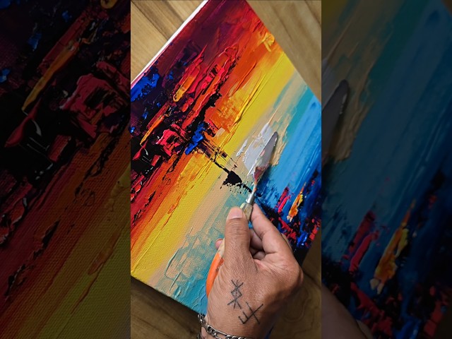 Colorful Abstract Art #art #painting #shorts