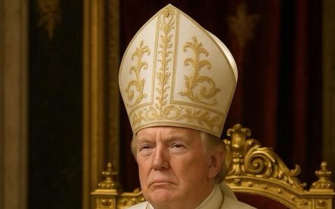 特朗普发布“教宗特朗普”AI恶搞图 招致舆论指责