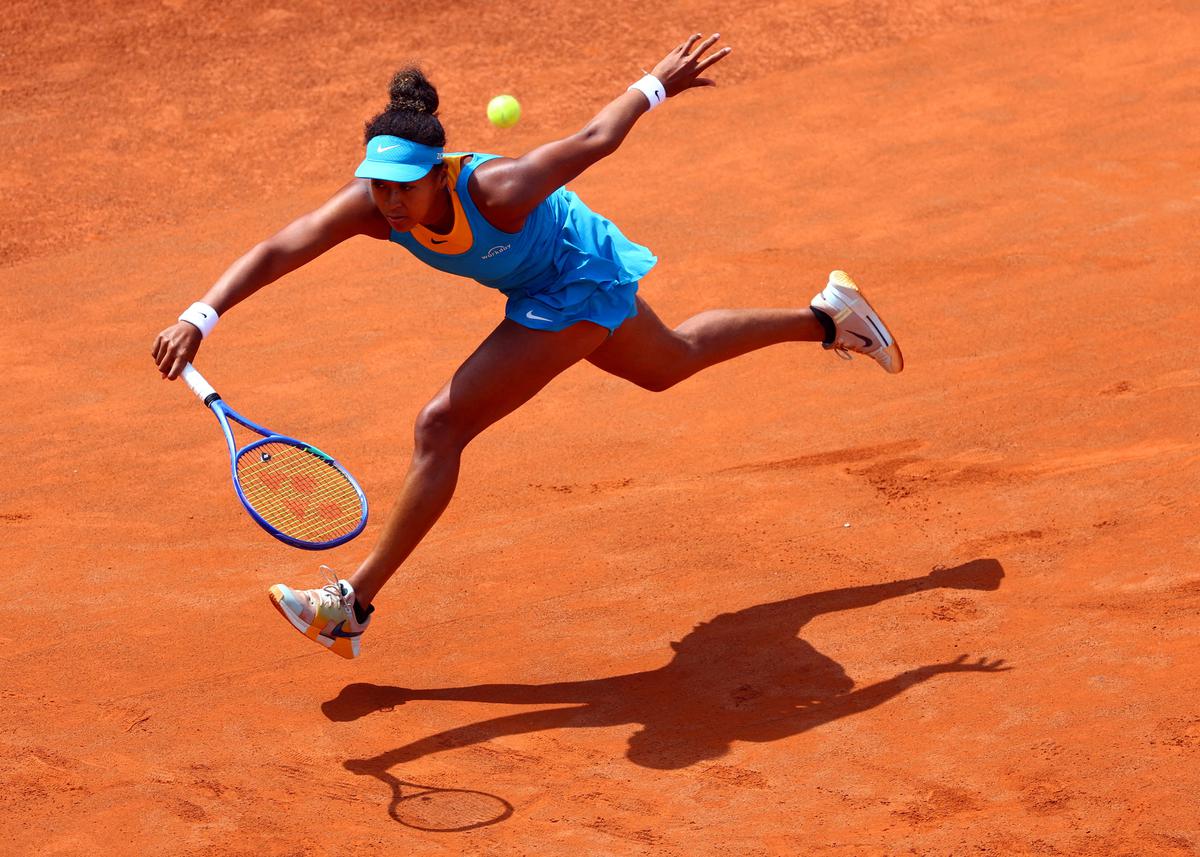 Osaka inspired by Agassi as she embraces claycourt grind