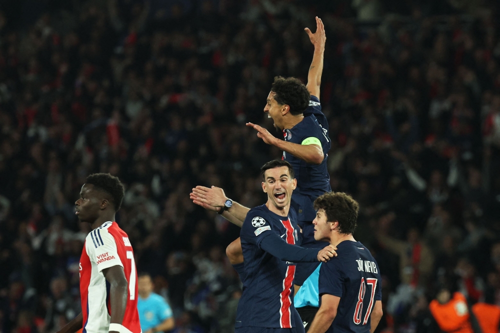 Arsenal’s European dream ends as PSG clinch Champions League final spot