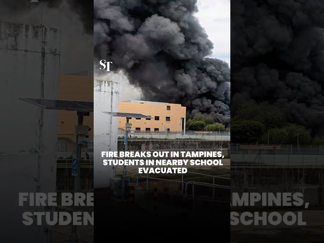 Fire breaks out in Tampines, students from nearby international school evacuated