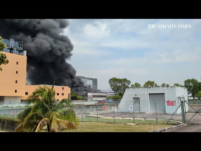Fire breaks out in Tampines, students in nearby school evacuated