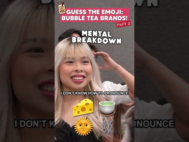 Can You Guess The Bubble Tea Brand? (Part 2) | Emoji Guesser