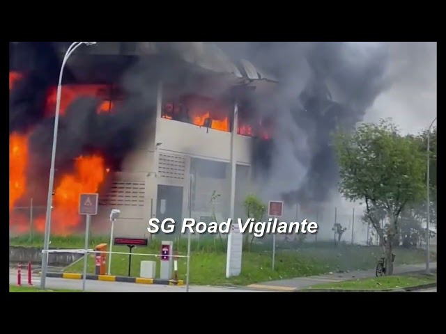 tampines street fire at TC HomePlus