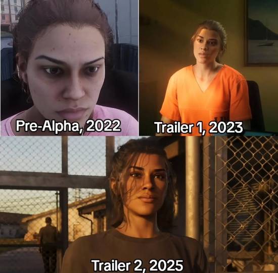 《GTA6》角色进化史!预告片对比泄露版细节大提升!