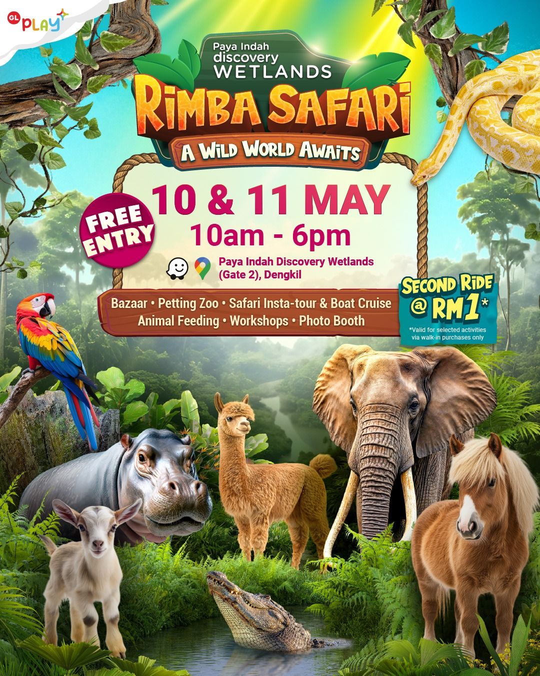Gamuda Land's GL Play offers eco-adventure at Paya Indah Discovery Wetlands