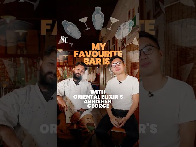 My favourite bar is... with Abhishek George of Oriental Elixir, Sago House and The Spiffy Dapper