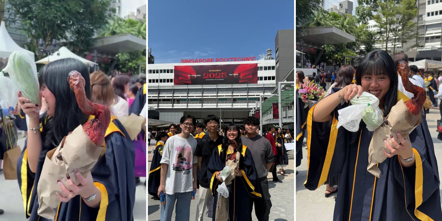 ‘Best bouquet ever’: s’pore poly graduate receives roasted duck ‘bouquet’ for graduation