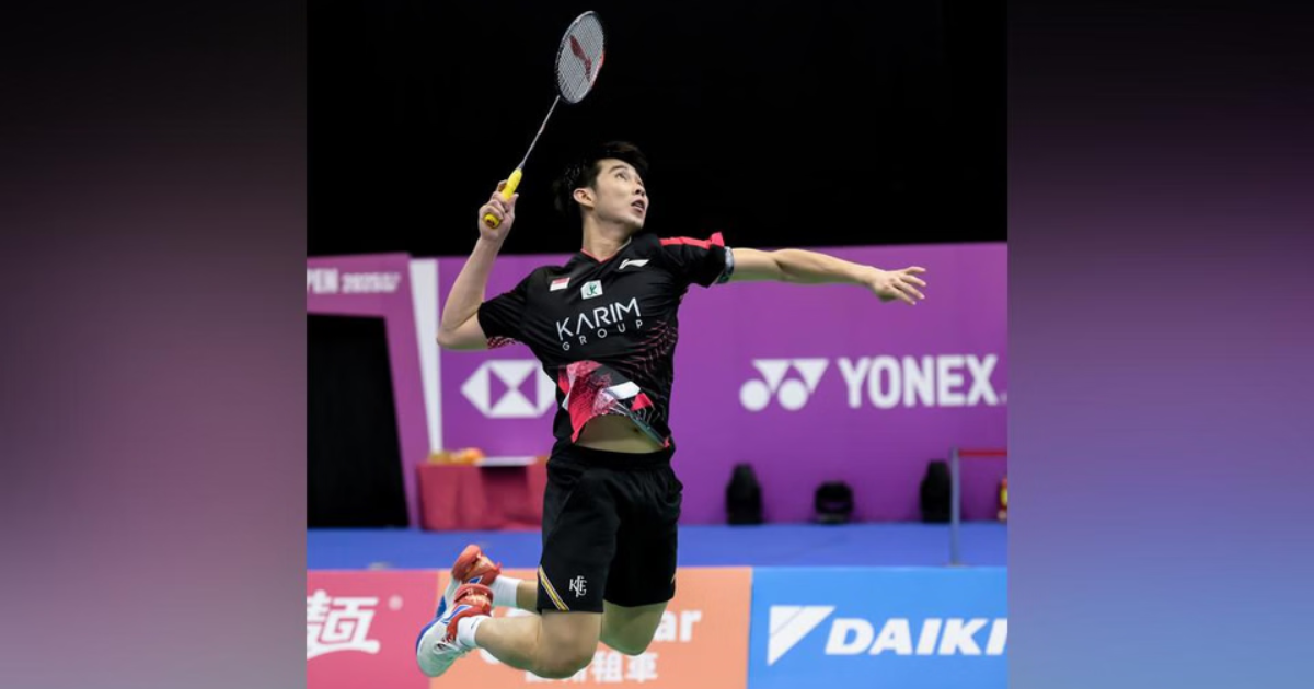Singapore's Loh Kean Yew stays calm to beat Chou Tien-chen to win Taipei Open crown