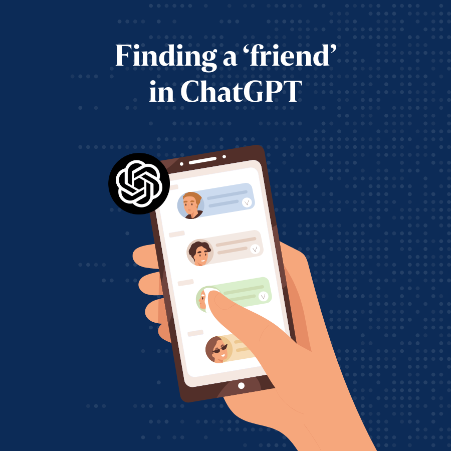 Hear Me Out: ChatGPT is not my friend, but it lends a late-night listening ear