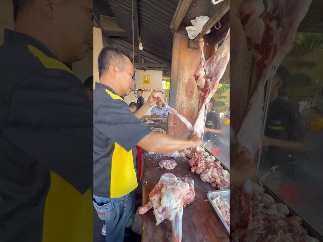 Delicious Salty Lamb Satay In Indonesia