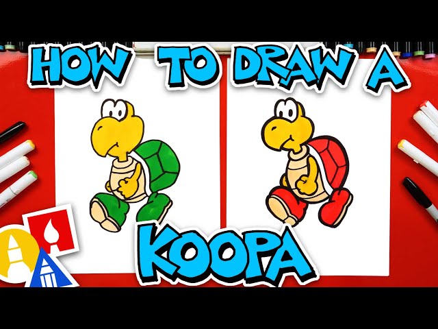 How To Draw A Koopa Troopa From Mario