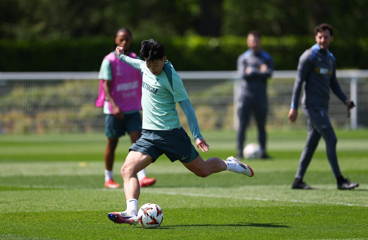 Son gives Tottenham boost ahead of Europa League final
