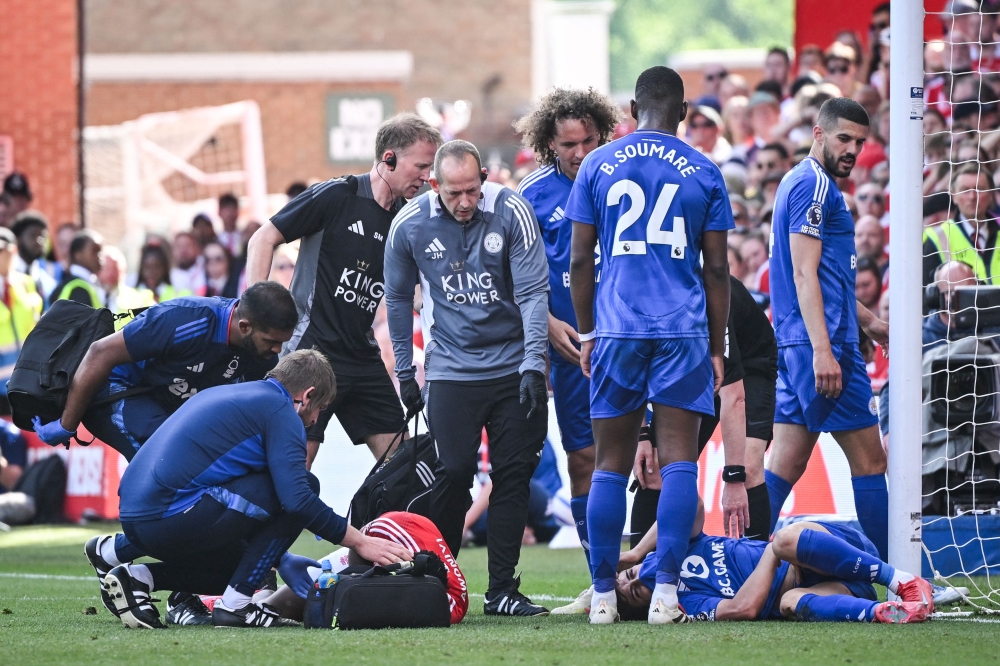 Nottingham Forest’s Taiwo Awoniyi in induced coma after surgery following Leicester match
