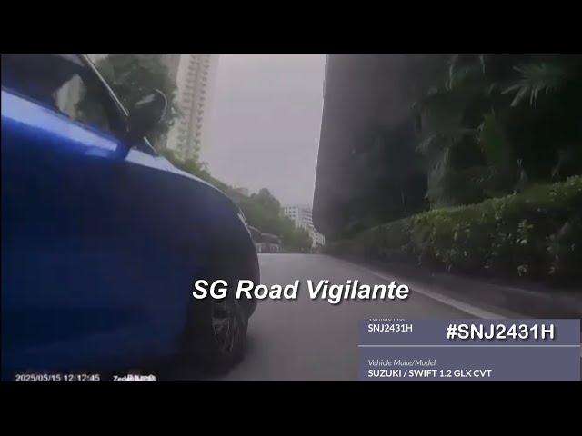 Commonwealth avenue suzuki swift changing lane without due care and hit cambike