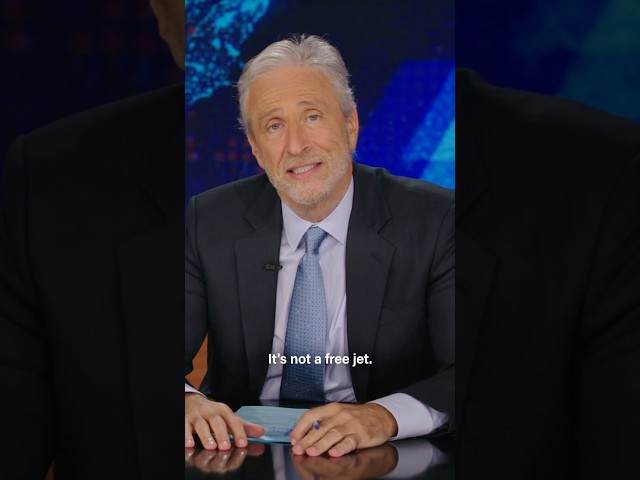 "There's no such thing as a free lunch" can also apply to a "free" jet #dailyshow #trump #qatar