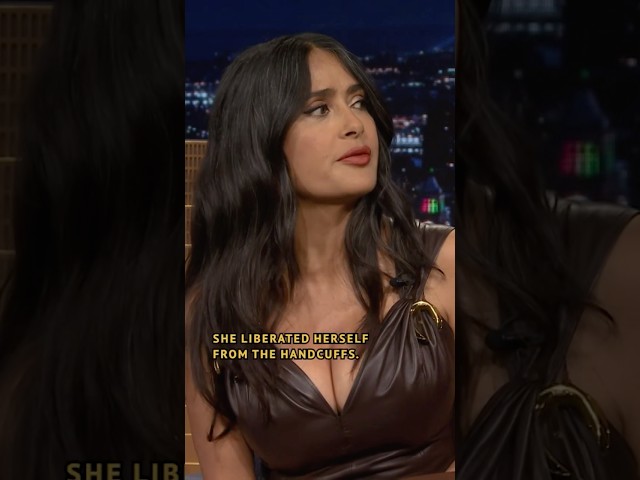 After #SalmaHayek got arrested at #SabrinaCarpenter’s tour, her daughter couldn’t get the cuffs off
