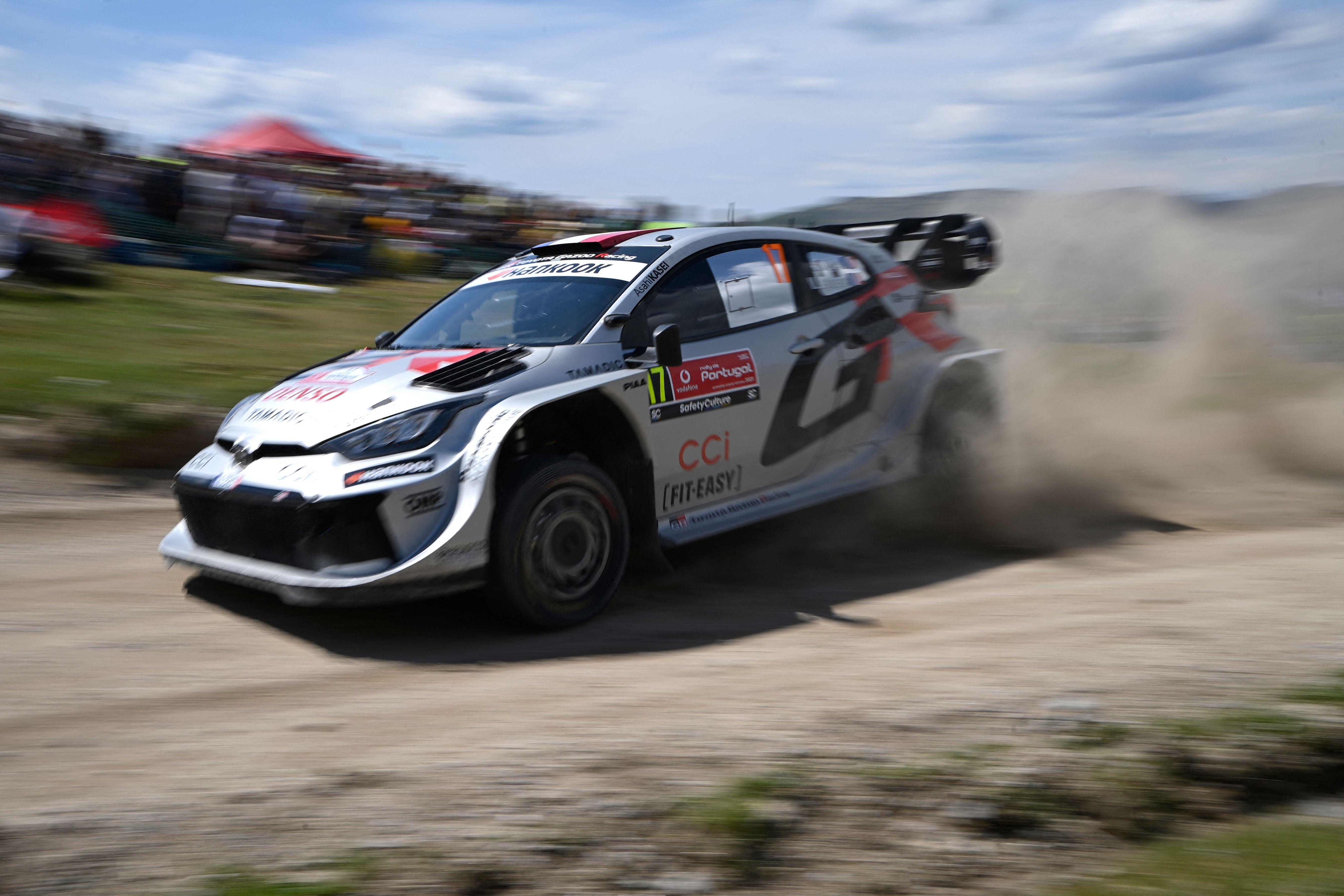 Toyota’s Sebastien Ogier heading for record-extending seventh win in Rally Portugal