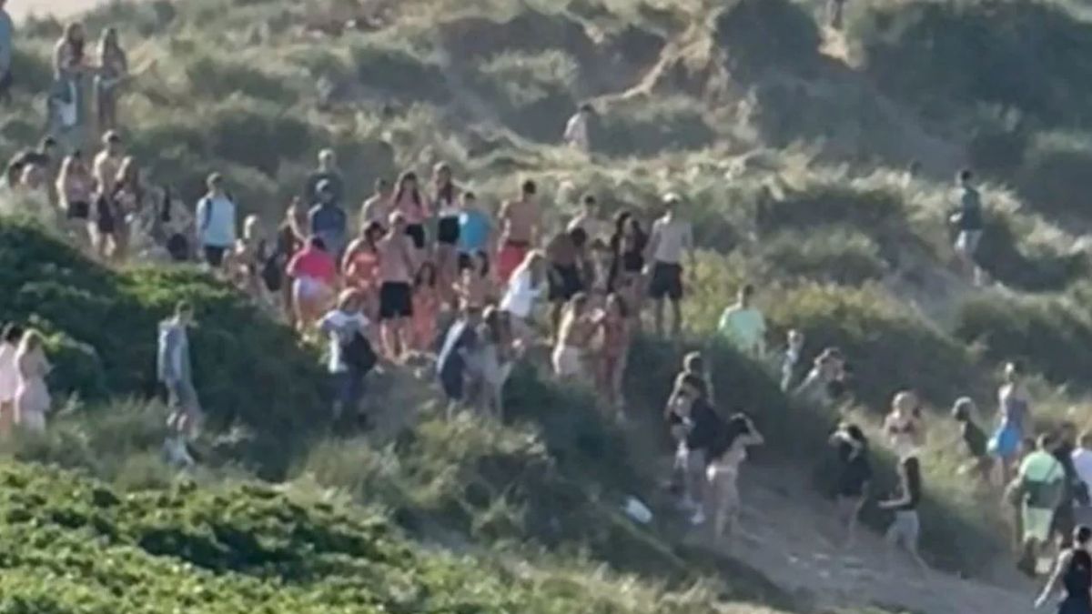 Irvine Beach horror as teenage boy, 16, stabbed to death in sunset party during mass brawl