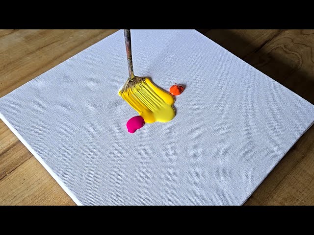 Easy Acrylic Painting Technique  / Simple Cityscape Painting / For Beginners