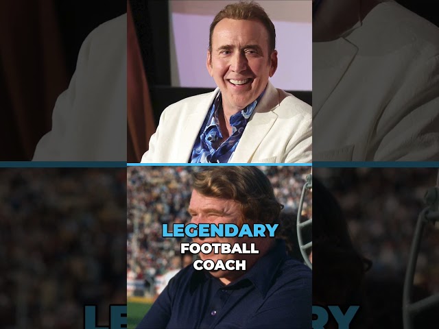 Nic Cage's UNBELIEVABLE Transformation as John Madden! #niccage #madden #actors