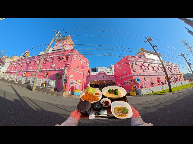 Eating at Chocolate Love Hotel
