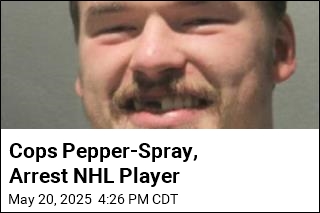 Cops Pepper-Spray, Arrest NHL Player