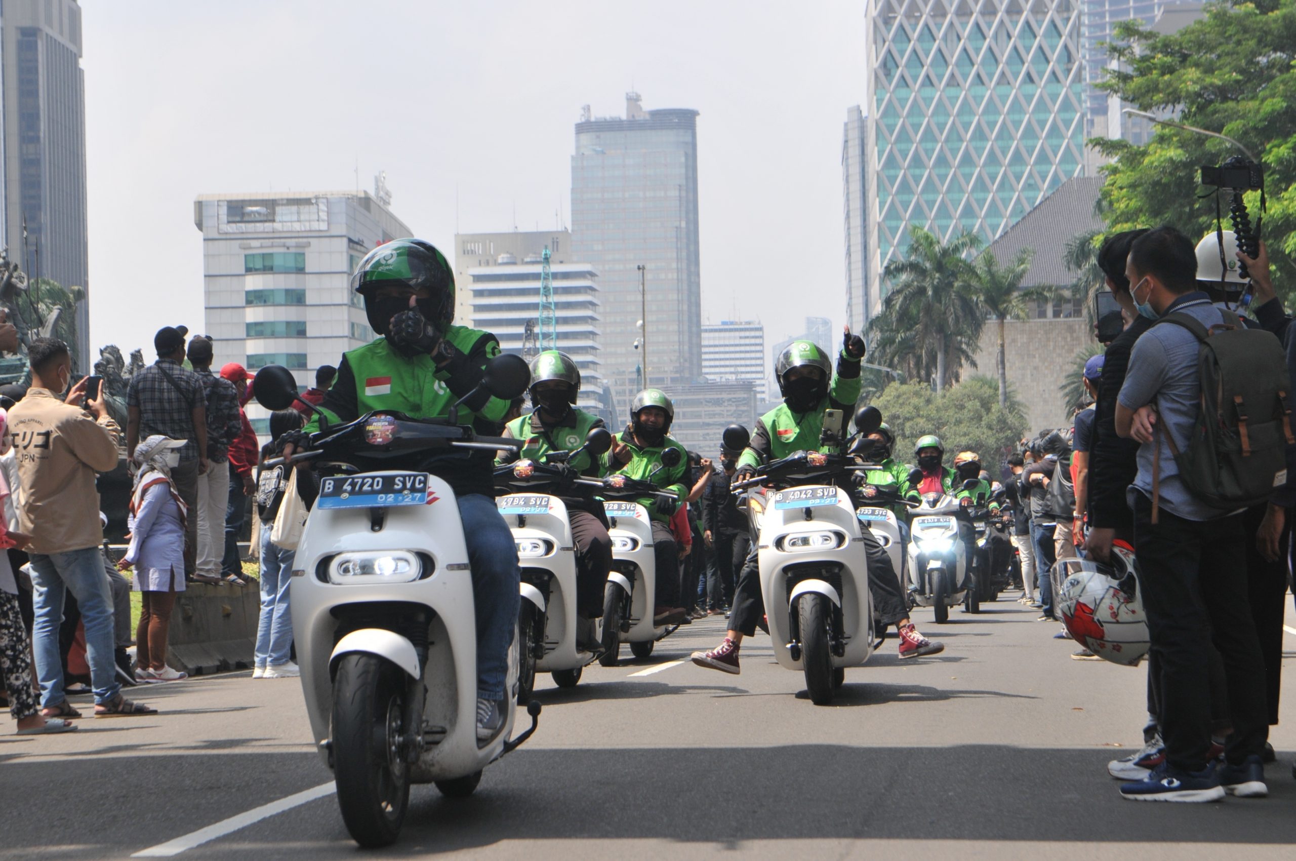 Indonesian gov’t vows action on ride-hailing drivers’ protest