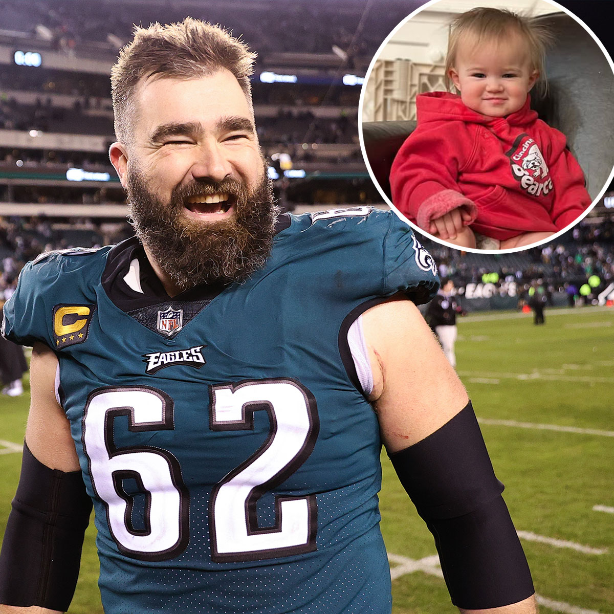Jason Kelce's Daughter Bennett Adorably Crashes Podcast With Travis Kelce