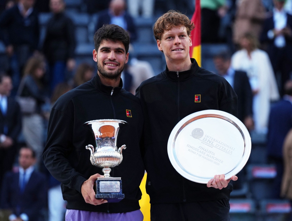 ‘Man to beat’ Alcaraz wary of sharper Sinner at French Open