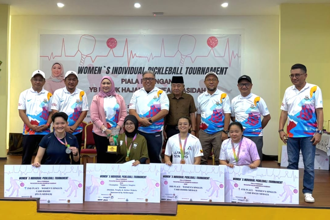 Nur Dayana clinches title at inaugural Datuk Hajah Sharifah Hasidah Cup pickleball c’ship