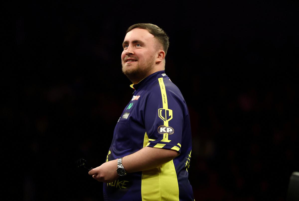 Darts-Littler breaks his own Premier League Darts seasonal points record
