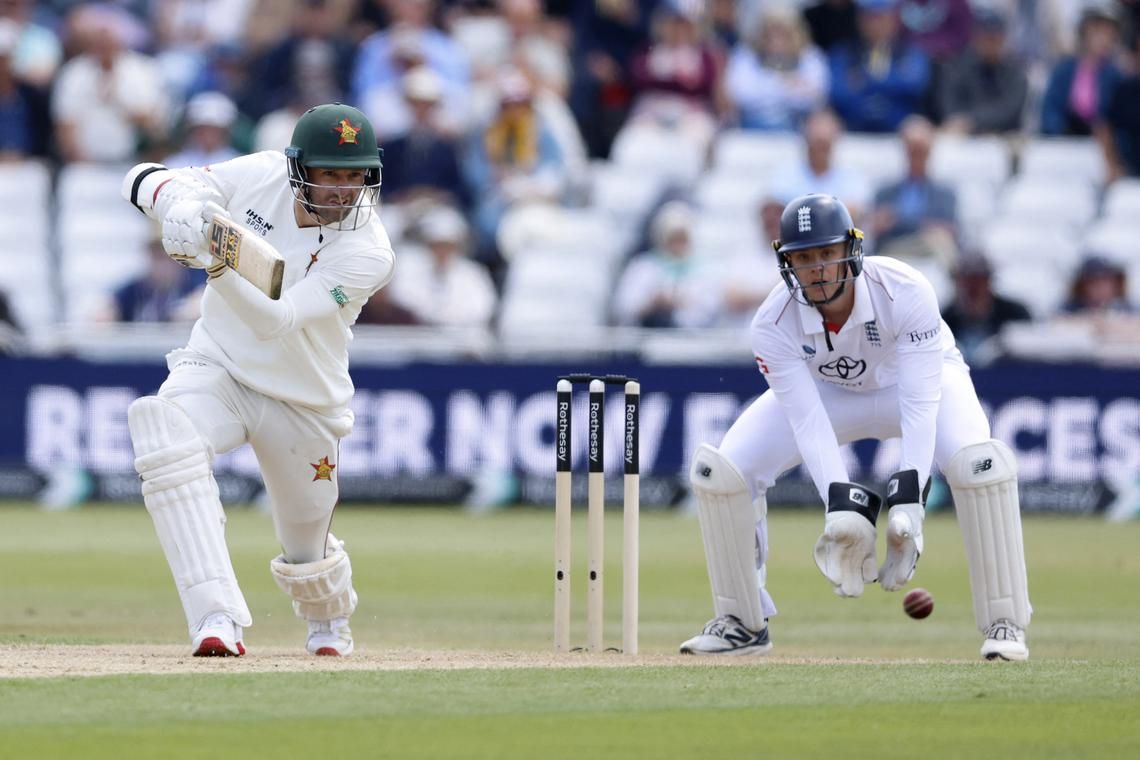 Zimbabwe reach 73-1 at lunch after England declare first innings on 565-6
