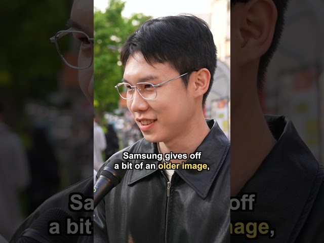 This is How Korean Gen Z Feels About Samsung in 2025 #shorts