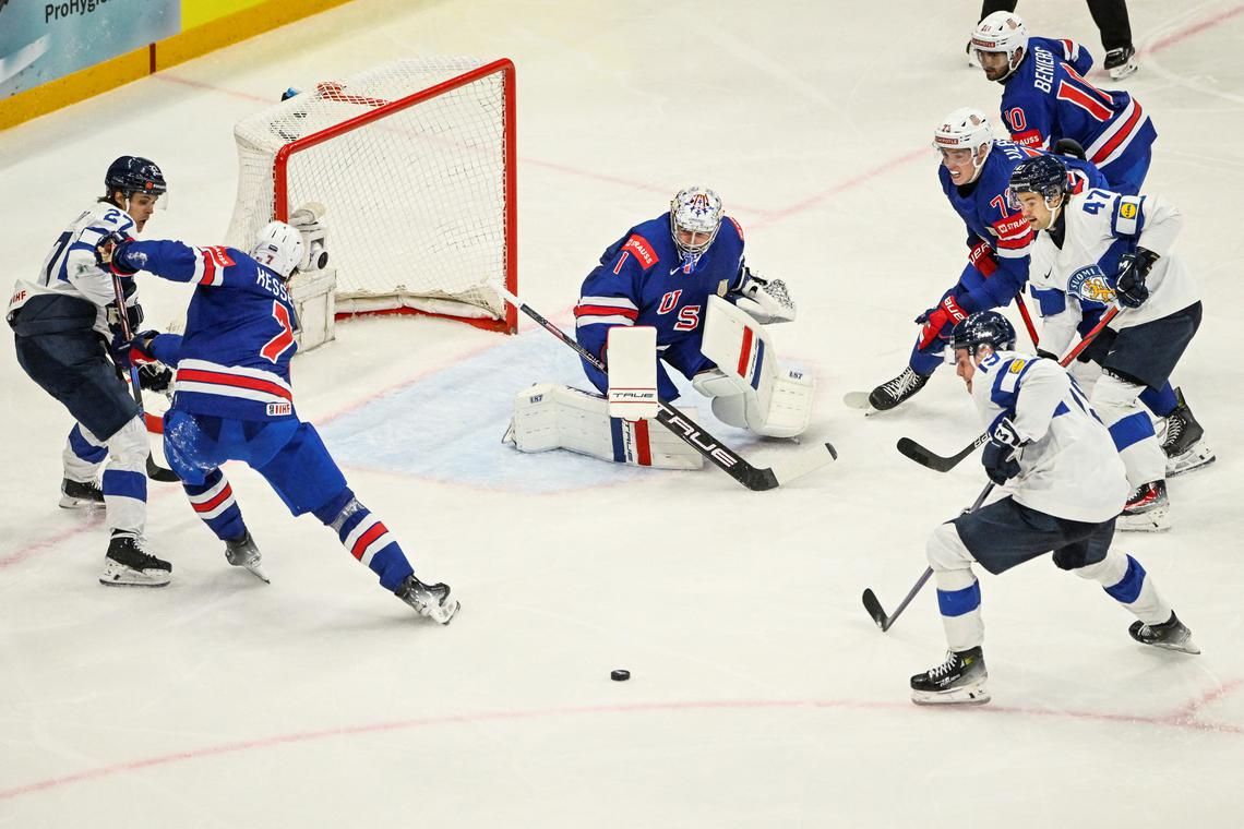 Ice hockey-Versatility key as US chase elusive world gold