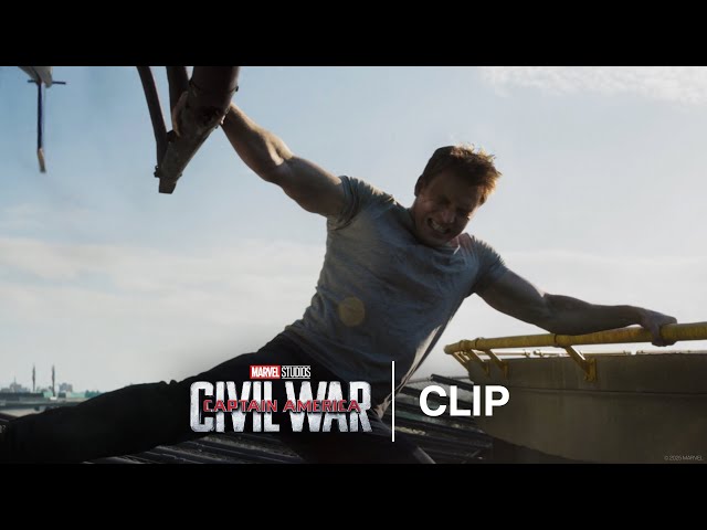 Captain America Stops The Winter Soldier's Helicopter | Captain America: Civil War | Official Clip